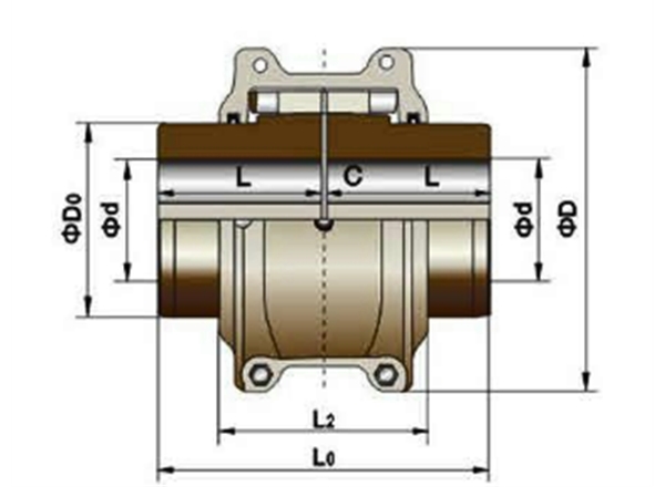 T10系列短轴孔蛇形弹簧联轴器