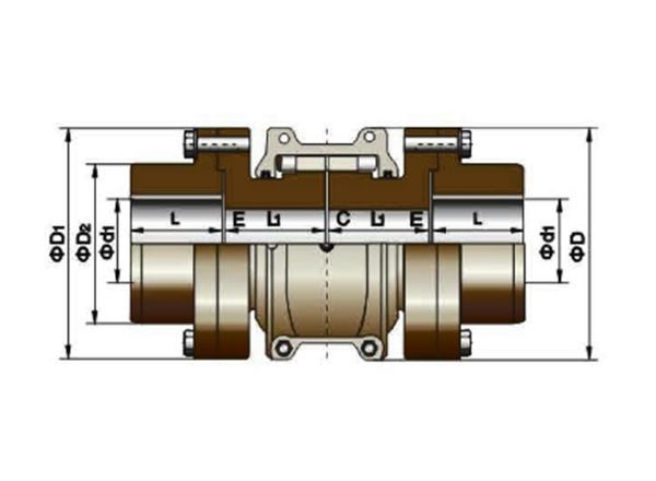 T31系列双法兰蛇形弹簧联轴器